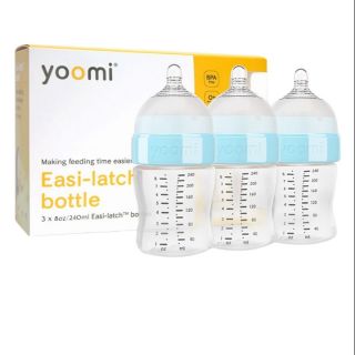 Bình sữa cao cấp PP YoomiCổ Xanh