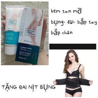 kem tan mỡ body flgure tặng đai nịt bụng