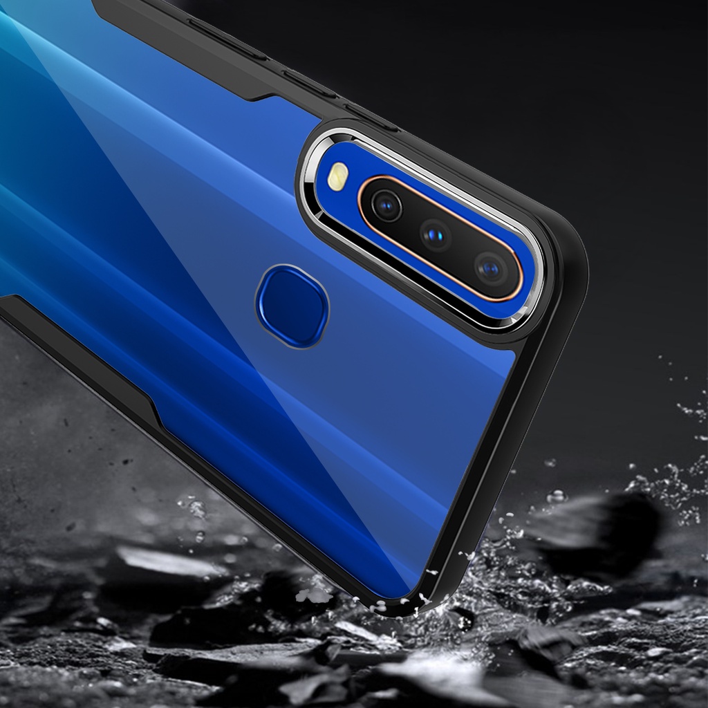 Ốp điện thoại KOOSUK acrylic trong suốt chống sốc 2 trong 1 dành cho Vivo Y11 Y12 Y15 Y17 Y3S