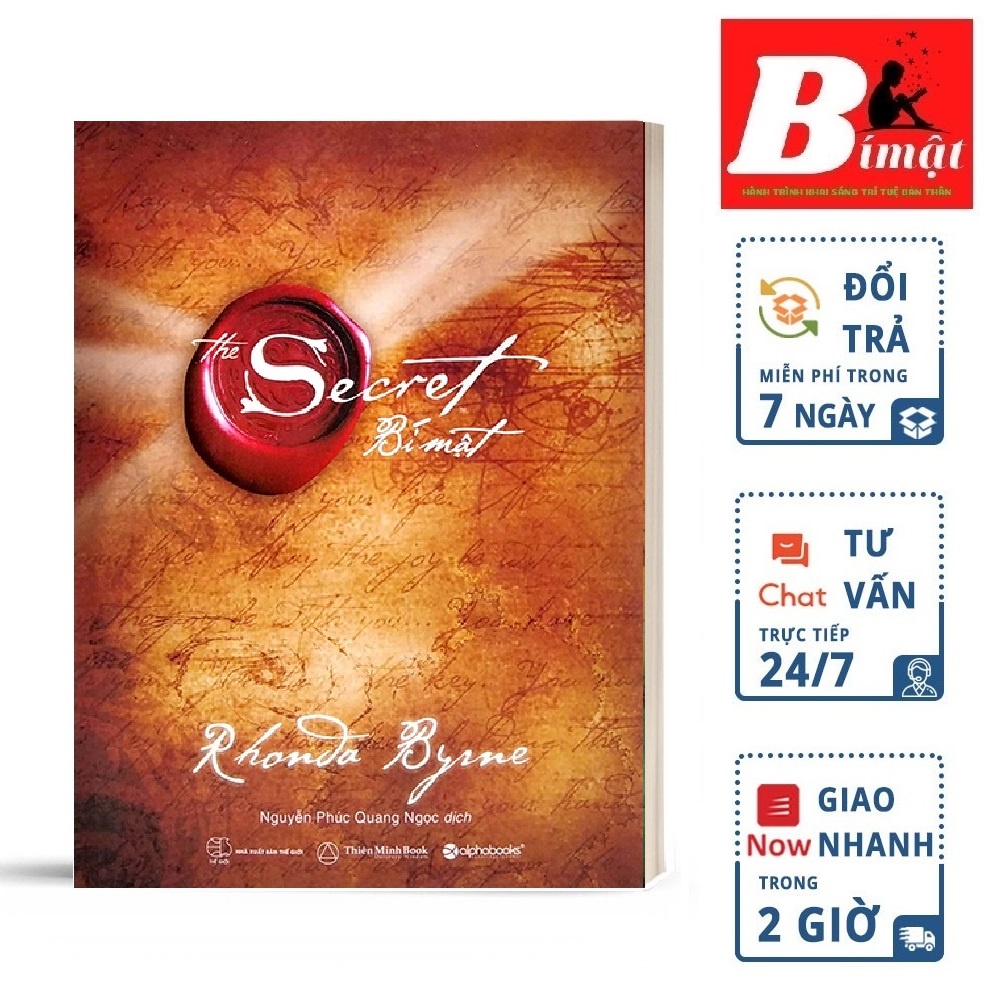 Sách - The Secret Bí mật - Tác giả : Rhonda Byrne