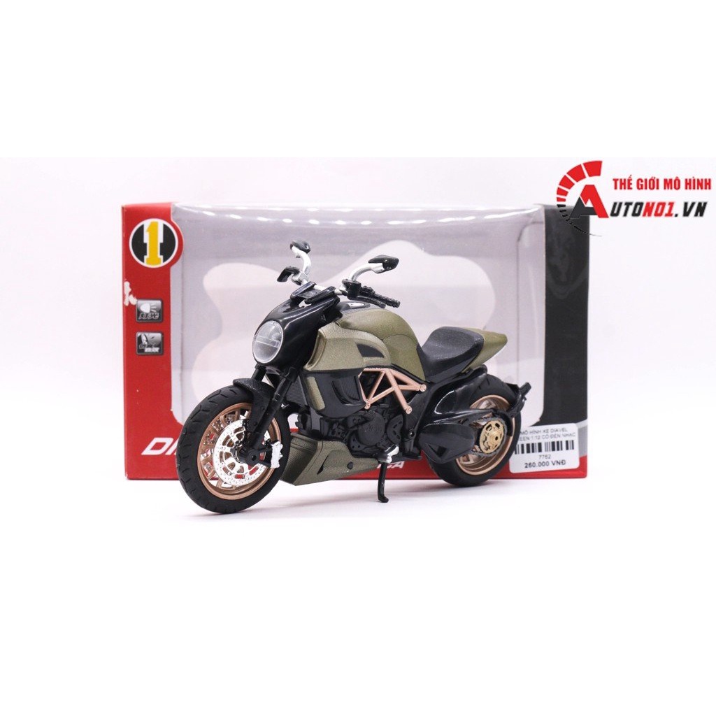 MÔ HÌNH XE DIAVEL GREEN 1:12 CÓ ĐÈN NHẠC DIECAST METAL 7762