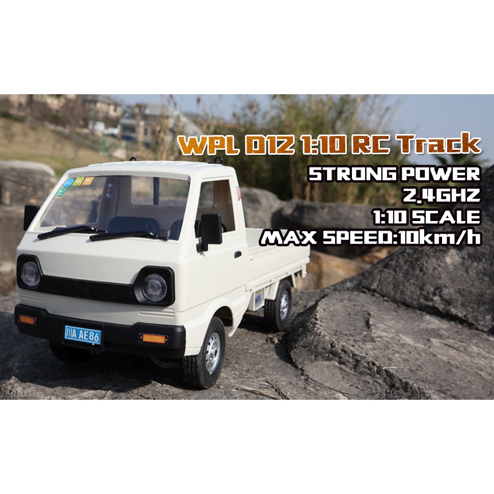 WPL D12  Xe bán tải điều khiển từ xa WPL D-12 - Xe ô tô mô hình bán tải RC WPL D 12