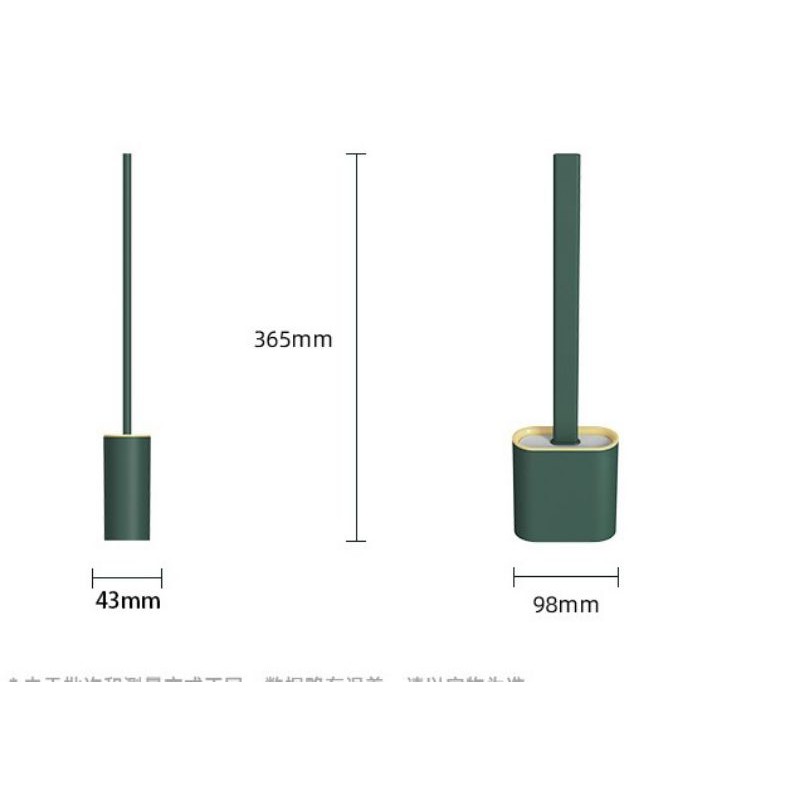 Cọ Bồn Cầu Silicon Dán Tường