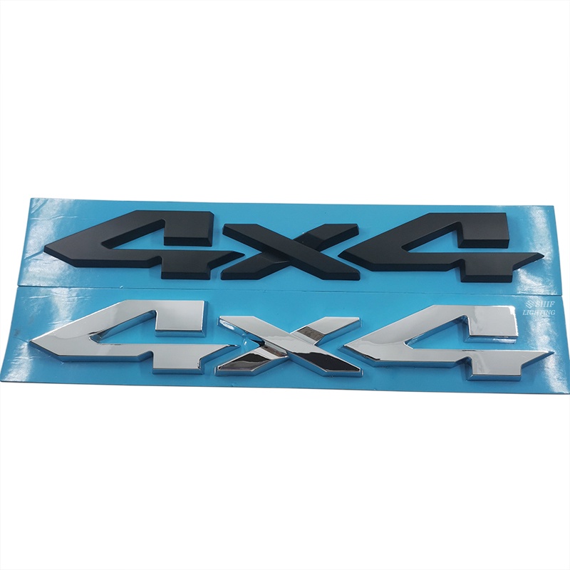 1 Miếng Dán Trang Trí Cốp Sau Xe JEEP DODGE FORD 4X4 4 X 4 Chất Liệu ABS