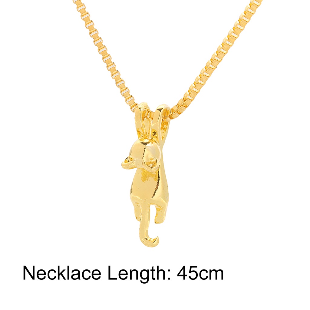 Dây chuyền mạ bạc 925 hình mèo xinh xắn