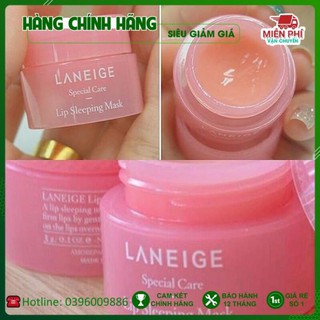 Mặt nạ môi - mặt nạ ngủ dưỡng môi mặt nạ ngủ laneige Full 3g Hương Cherry Hàn Quốc