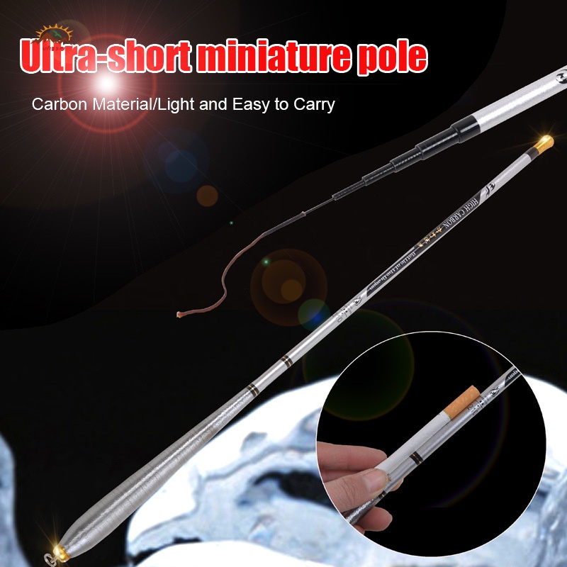 Cần câu cá nhỏ gọn bằng sợi carbon siêu nhẹ chất lượng cao
