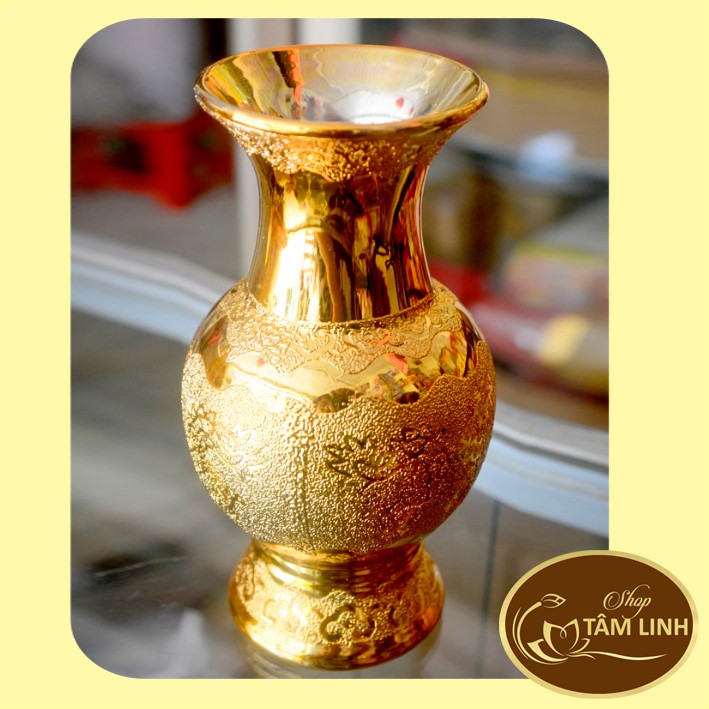 Bình Hoa Thờ Cúng Kim Sa Vàng