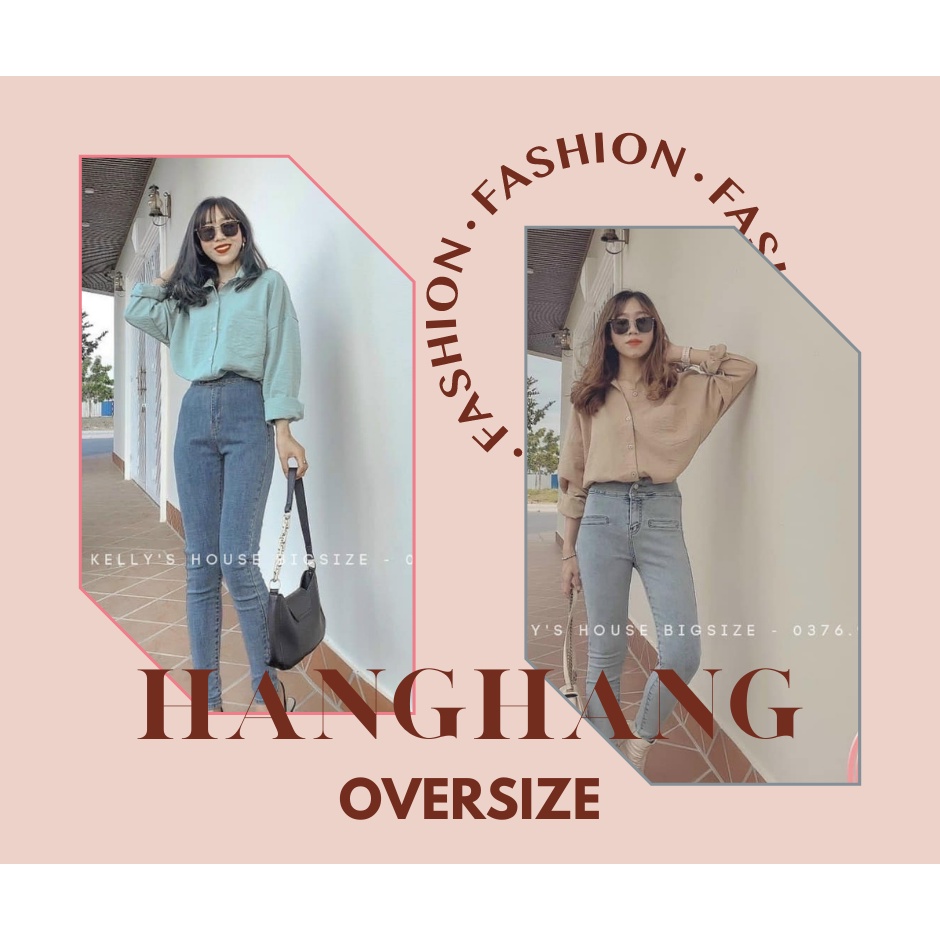 BIGSIZE Áo Sơ Mi Cực Xinh (Từ 55kg đến 90kg)