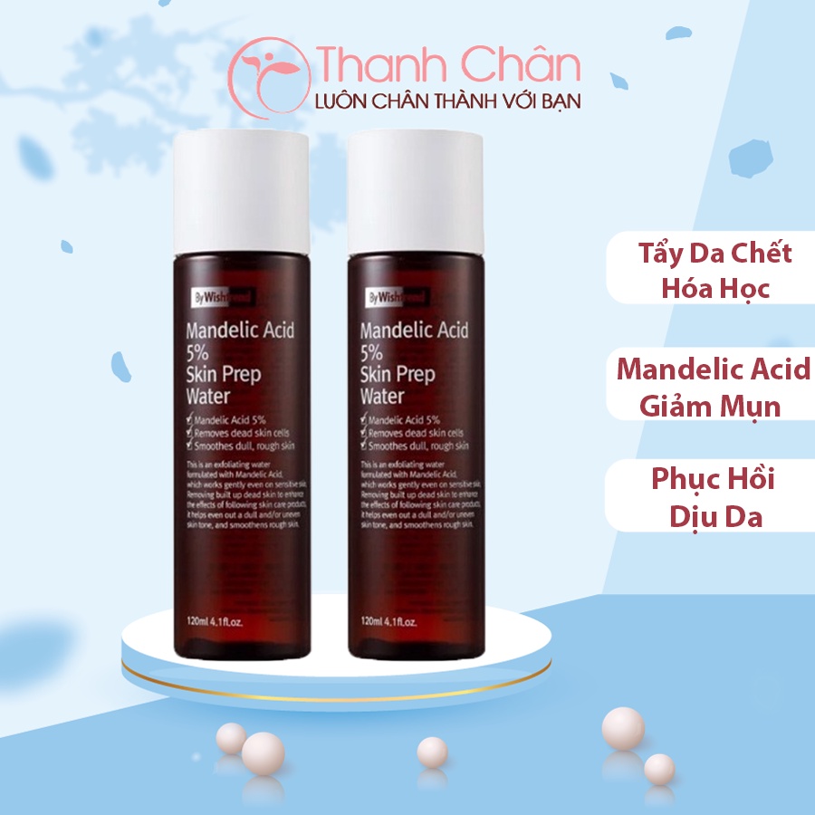 Dung Dịch Tẩy Da Chết Hoá Học By Wishtrend Mandelic Acid 5% Skin Prep Water 120ml