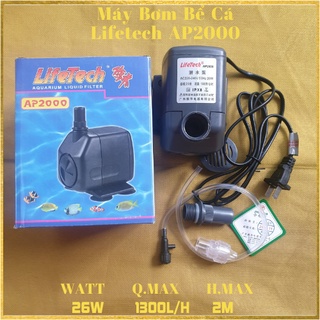 Máy Bơm Nước Hồ Cá Lifetech AP2000 - Bơm Nước Cho Hồ Cá, Thủy Canh, Tiểu Cảnh, Non Bộ