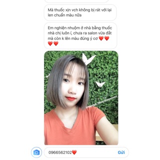 Thuốc nhuộm tóc nâu xám khói