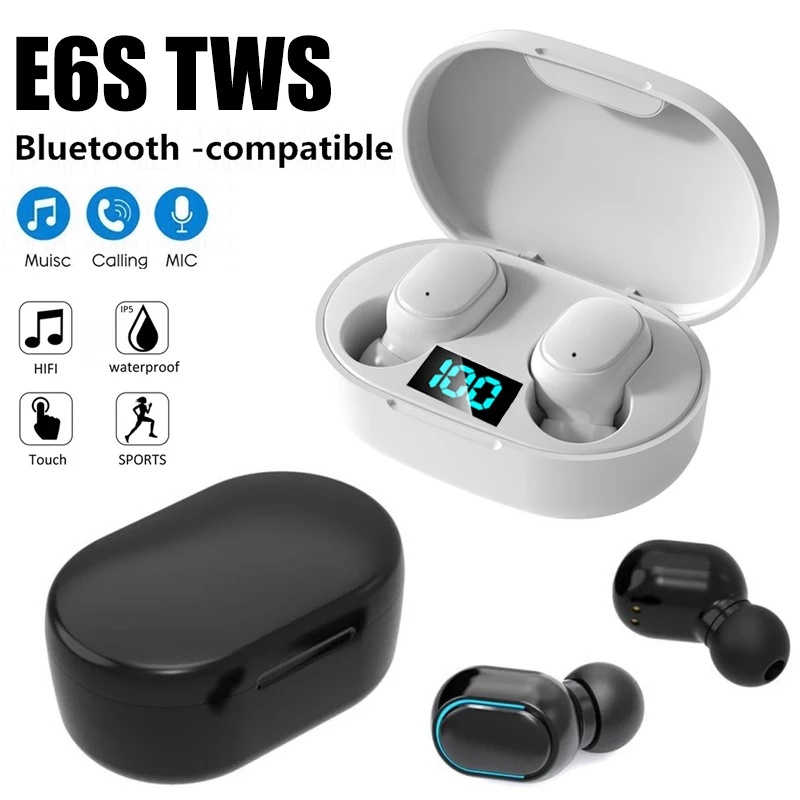 Tai nghe bluetooth không dây E6S/ A6S âm thanh nổi chất lượng cao