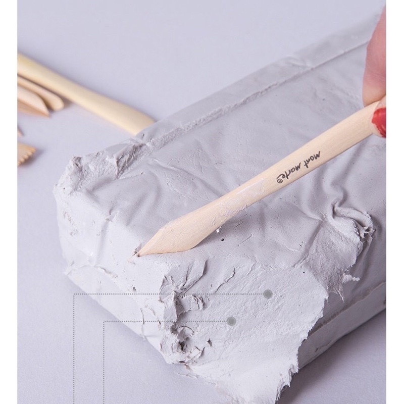 Đất sét tự khô 0,5kg Mont Marte thích hợp tô màu acrylic - Giá siêu hời