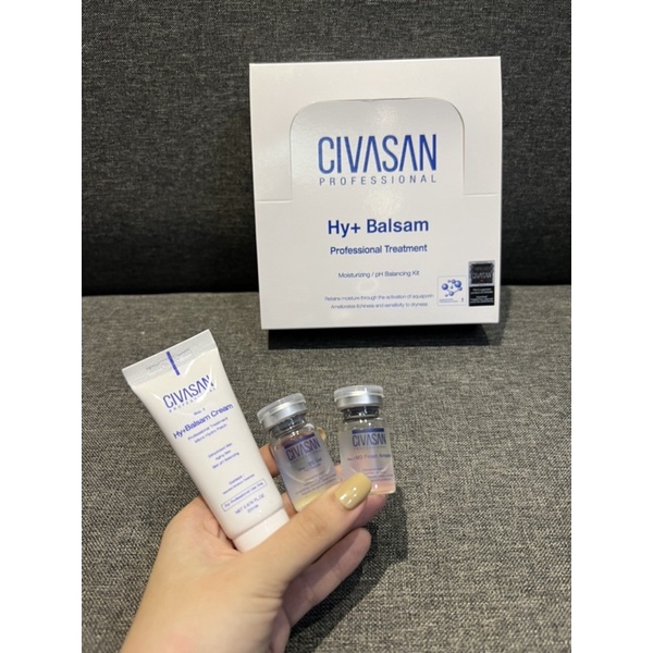 Hy+ Balsam Tách Set 3 Sp Civasan ( B5 Gel 5ml  + Finish Ampoule 5ml + Cream 20ml )