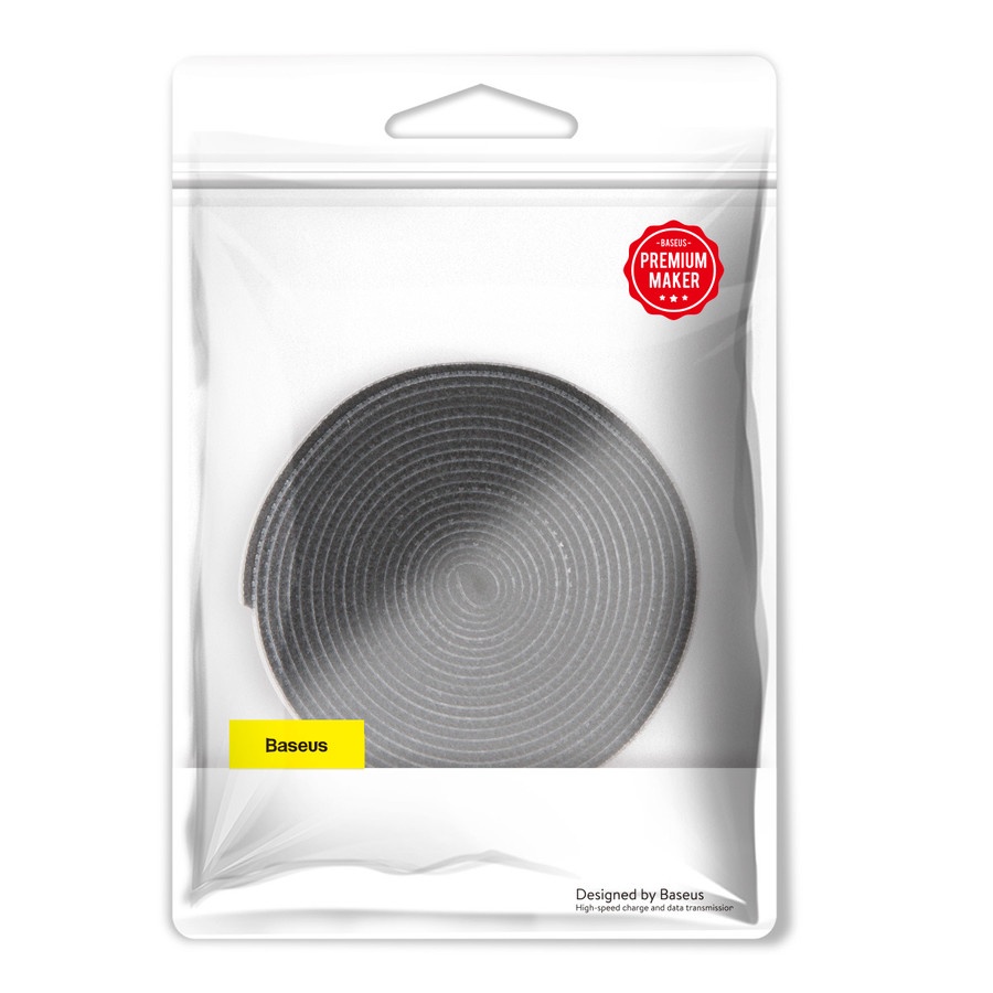 Dây Cuốn Cáp Sạc Baseus Velcro siêu dính cố định gọn tai nghe dây máy tính đồ điện tử dây điện(chính hãng)