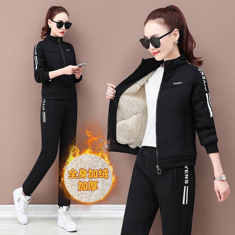 [Stage Creative Wear] Bộ Đồ Thể Thao Vải Lông Cừu Dày Ấm Áp Thời Trang Mùa Đông Dành Cho Nữ 2021 Phù Hợp Với Mùa Đông | BigBuy360 - bigbuy360.vn