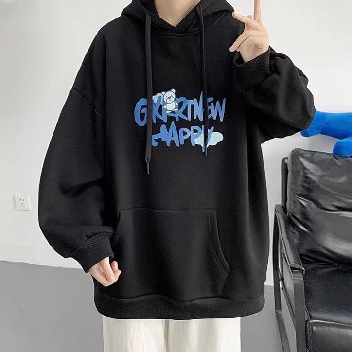 Áo Khoác Hoodie Dáng Rộng Thời Trang Cá Tính Cho Nam