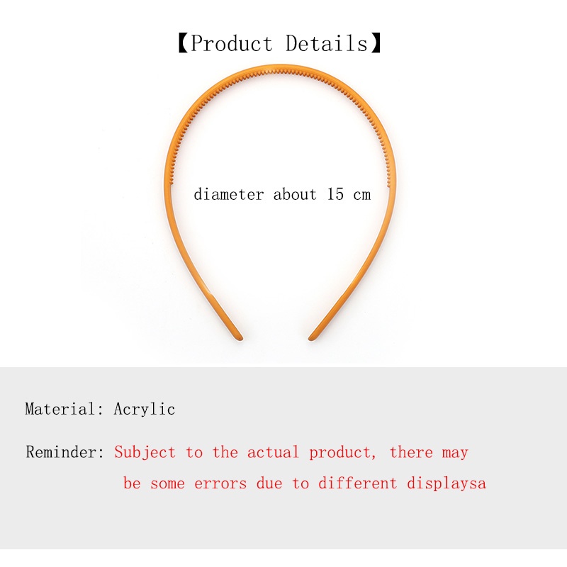 Băng Đô Cài Tóc Thời trang và đơn giản 1cm