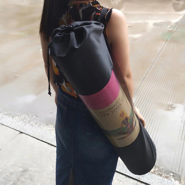Thảm Tập Yoga Chống Trượt 2 Lớp Dày 6mm Chất Liệu Cao Su Non TPE Cao Cấp GEPO