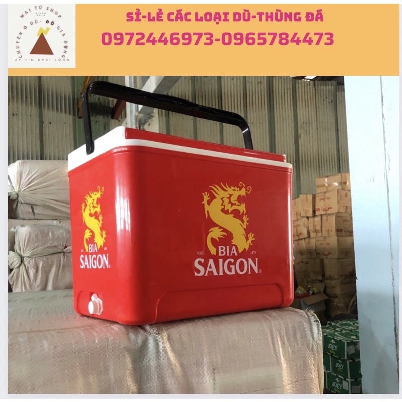 Thùng đá giữ nhiệt 24 lít hkm có van xả nước