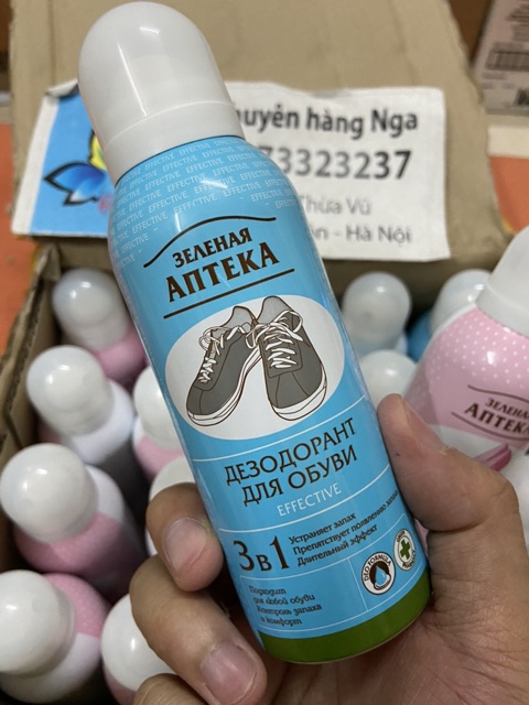 Xịt giày nam nữ khử mùi hôi mốc apteka Nga | BigBuy360 - bigbuy360.vn