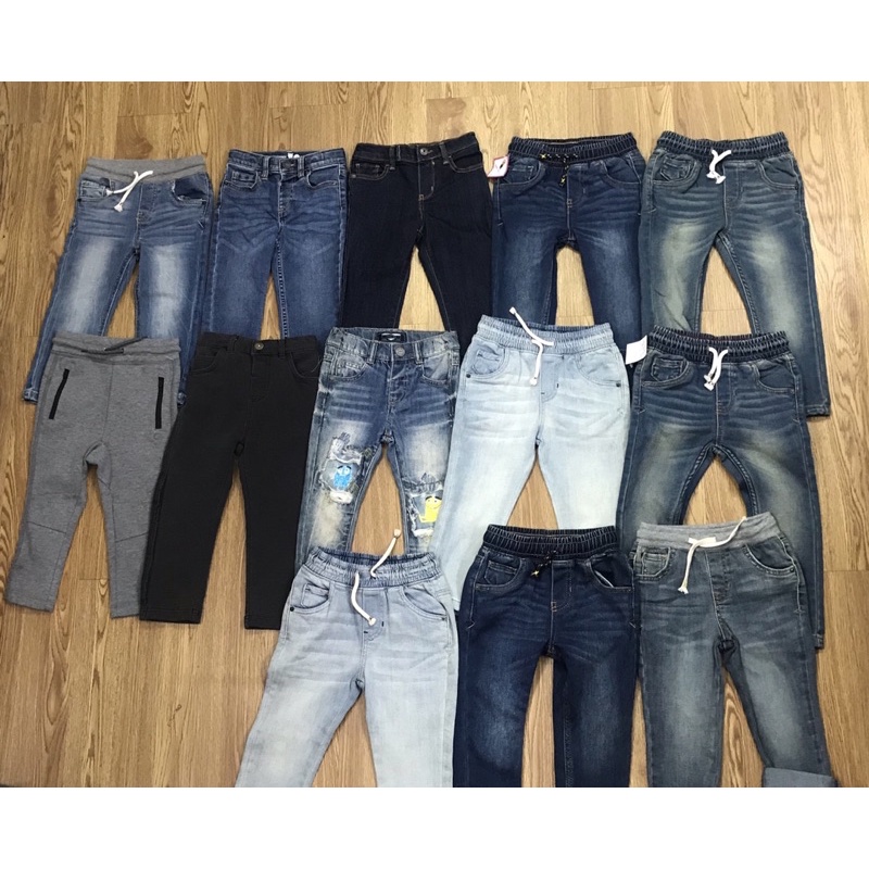Quần Jean Dài, Quần Thun Bé Trai