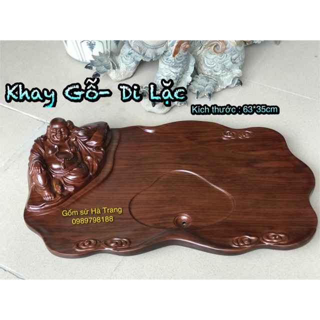 Khay gỗ Di Lặc cao cấp