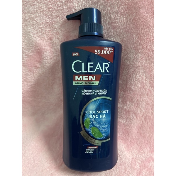 Dầu gội Clear men chai 900g