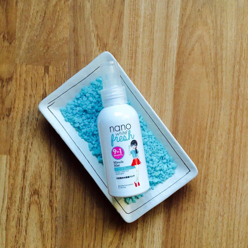 Xịt khoáng dưỡng da và ngăn ngừa mụn NanoWhite Fresh 9in1 | BigBuy360 - bigbuy360.vn