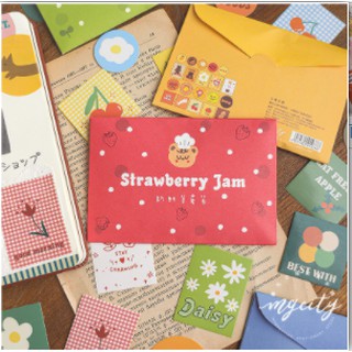 Set 40 miếng dán hình lá thư dễ thương