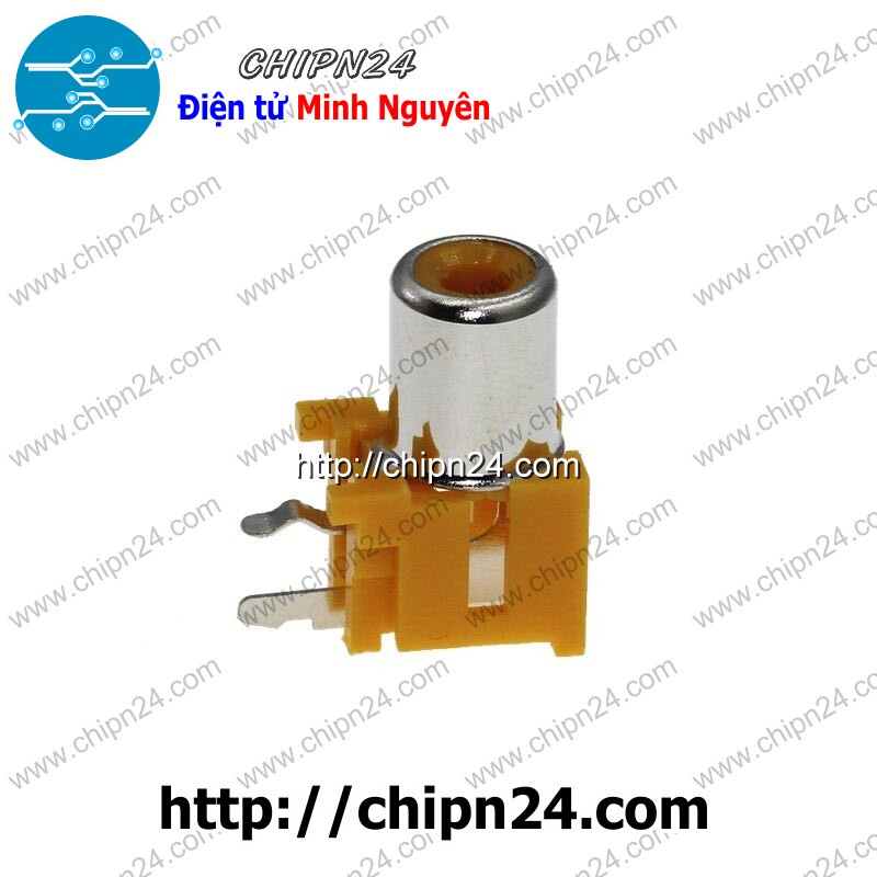 [3 CÁI] (G25) Jack cắm Audio RCA AV5 1 chấu (Jack Âm thanh AV Bông sen hàn board) - [Chọn Loại]