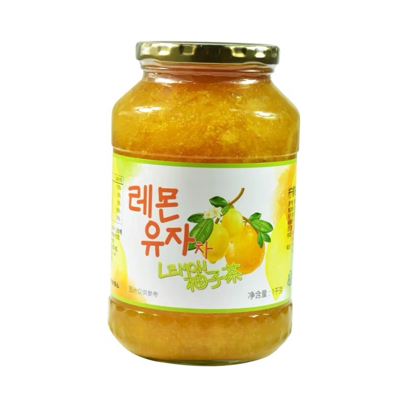 Chanh Vàng Mật Ong - Gừng Mật Ong Hàn Quốc [Hàng Nội Địa Loại Tốt Nhất] Hủ Thuỷ Tinh 1KG Tốt Cho Sức Khoẻ Tăng Đề Kháng