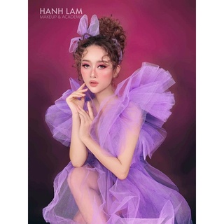 Váy chụp Concept Makeup màu tím nhạt