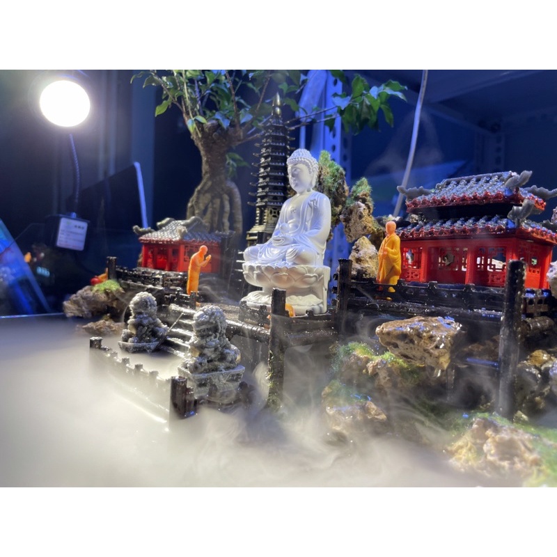 Hồ bán cạn tiểu cảnh mini 40cm phong cách Kelsey Mặt Trời Vàng