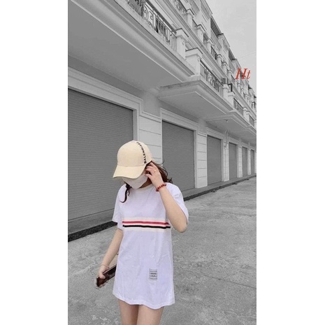 Áo phông sọc ngang Thom xanh đỏ H2A764