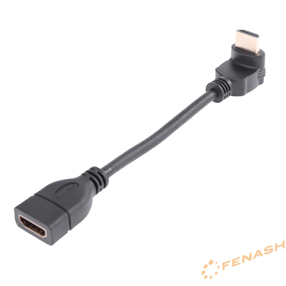 Cáp Chuyển Đổi Cổng Hdmi Đực Sang Hdmi Cái 15cm 90 Độ Cái