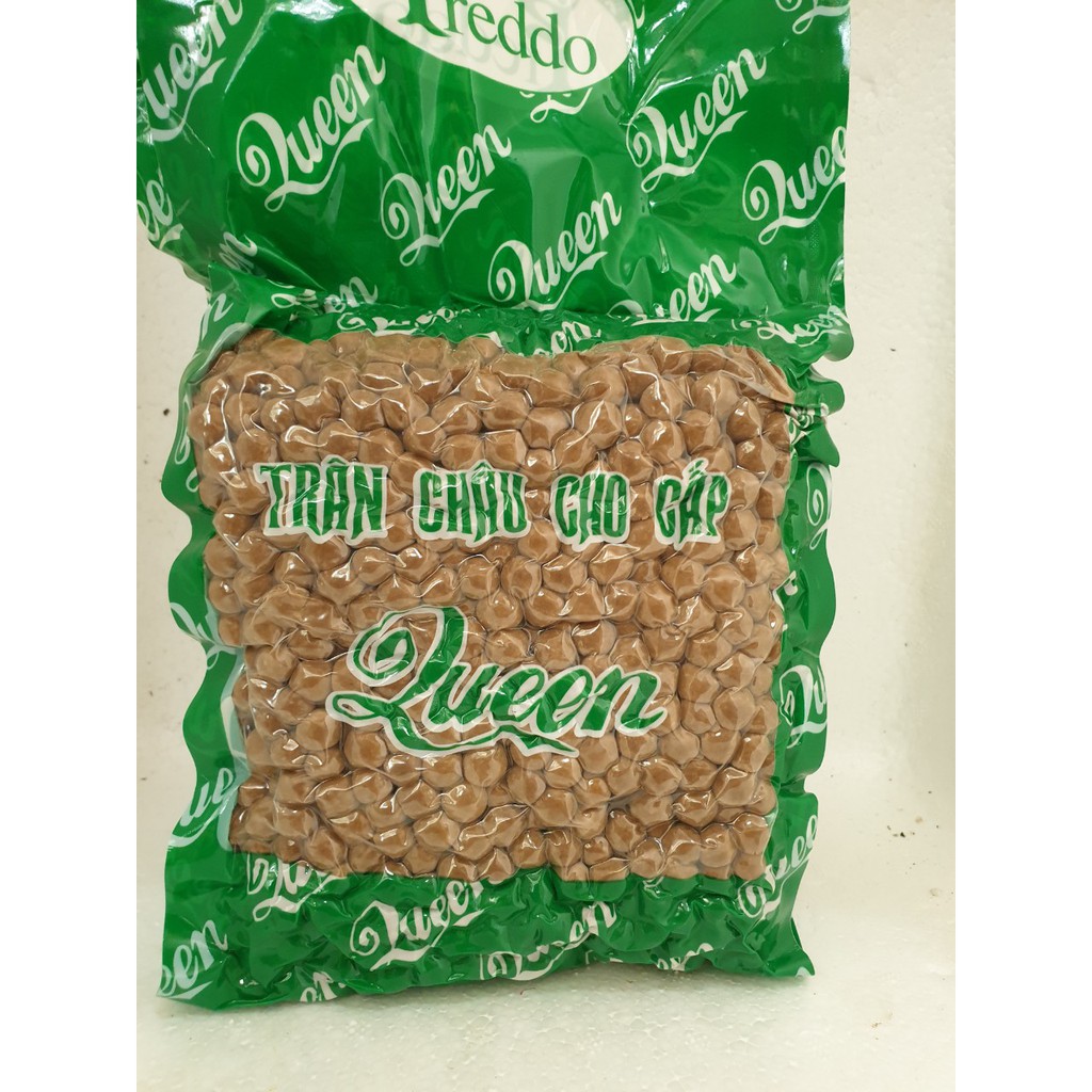 Trân châu đen ( trân châu caramel) hãng Queen gói 2kg - để cả ngày vẫn dẻo dai không bị cứng