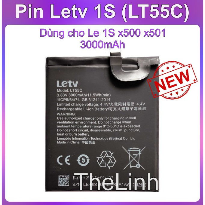 Pin điện thoại LeTV Le 1S 3000 mAh mã LT55C - mới 100%