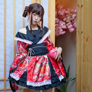Áo kimono nữ kiểu dáng nhật bản anime xinh xắn duyên dáng