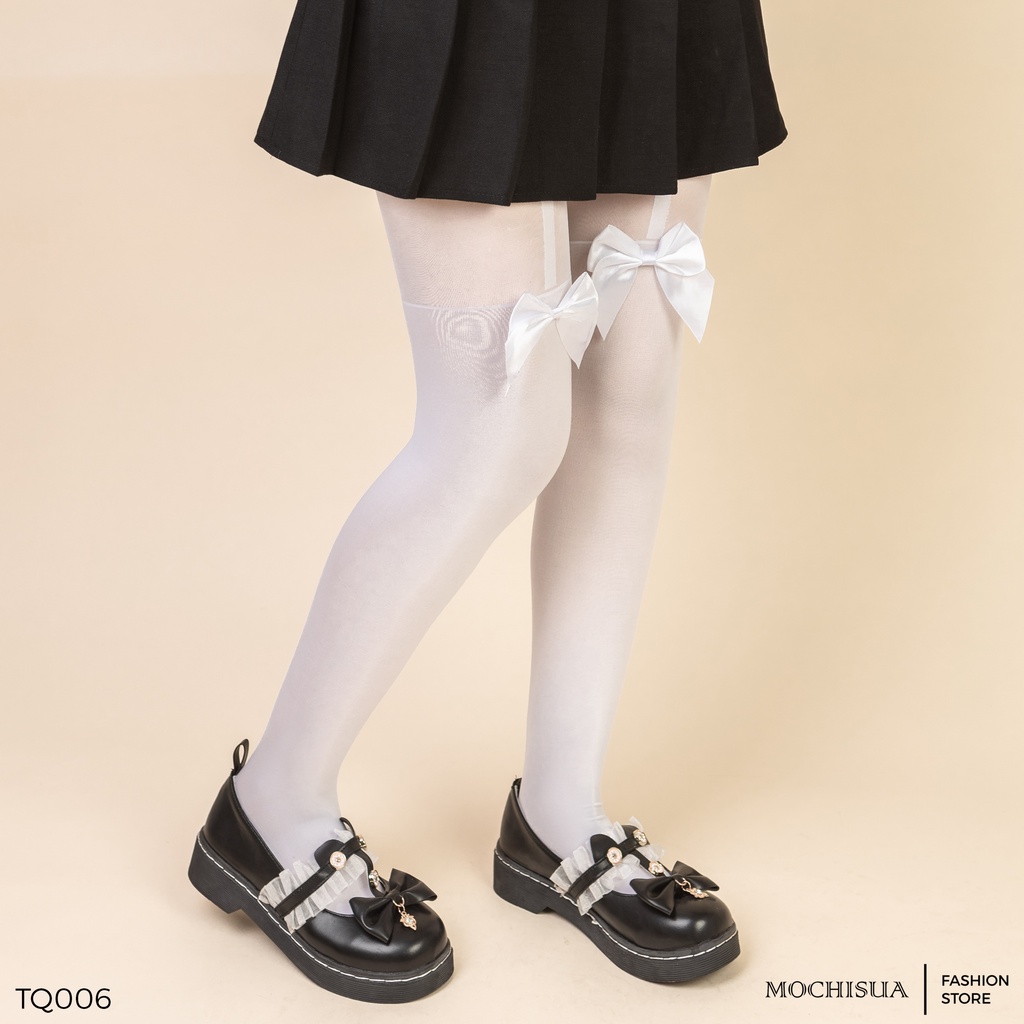 TQ006 Tất Giả Đùi Lolita Gắn Nơ Dễ Thương