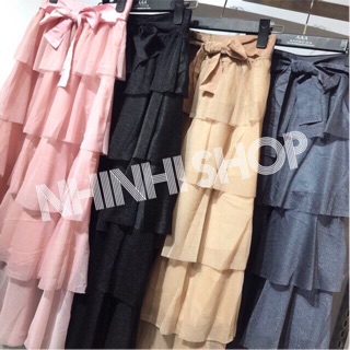 Váy maxi tầng hót hit - ảnh thật