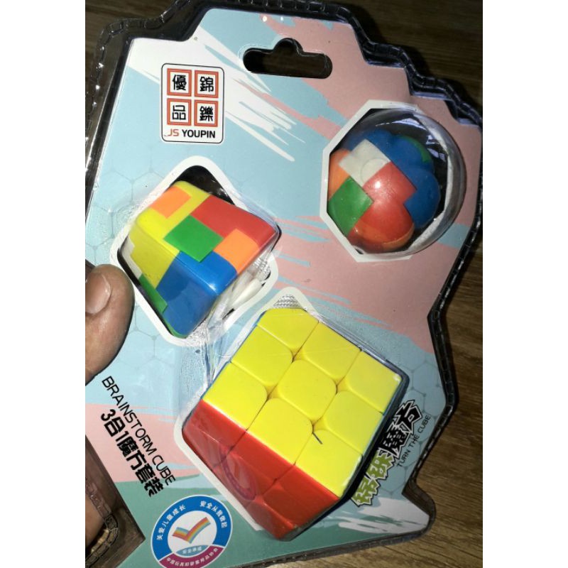 Sét 3 cục rubik 3x3x3 loại tốt rất đẹp