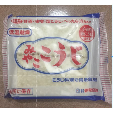 Mốc gạo Koji Nhật làm tương miso, gói 200g, date 07/2024.