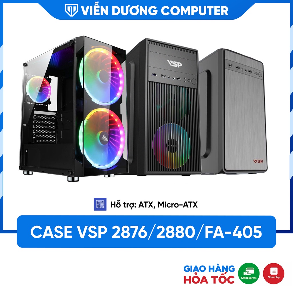 Vỏ Case máy tính VSP 2876 / 2880 / FA-405 eSport Gaming Viễn Dương Computer
