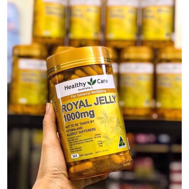 Viên sữa ong chúa Healthy Care Royal Jelly 365 viên (úc)- mẫu mới