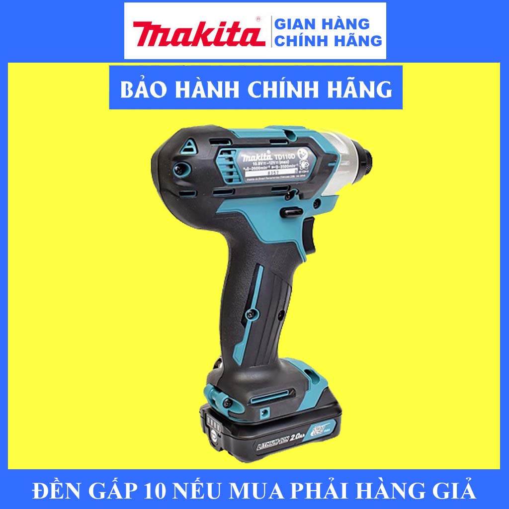 Máy Bắt Vít Dùng Pin Makita TD110D (12V), Bảo Hành Tại Các TTBH Toàn Quốc