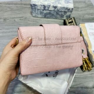 Túi chữ D vân  rắn fullbox bill