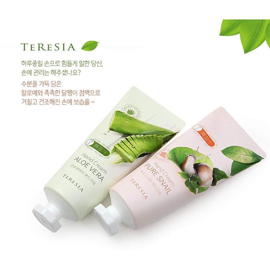 [T1905] Kem dưỡng da tay TERESIA Pure Snail Hand Cream