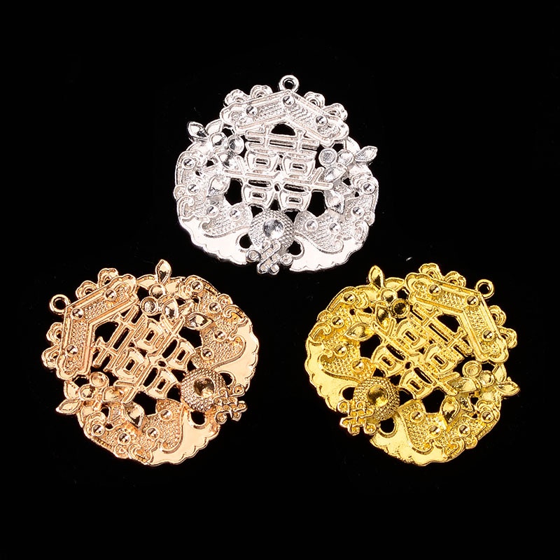 (1 cái)Phiến đúc 42*38mm, Nguyên liệu làm trang sức cổ trang, Nguyên liệu diy